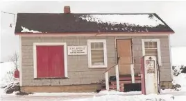  ?? CONTRIBUTE­D ?? The old A.M. Langille general store in Central New Annan.