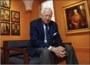  ?? JACQUELYN MARTIN — ASSOCIATED PRESS ?? In this May 13, 2011 file photo, historian and author David McCullough poses at the National Portrait Gallery, in Washington. McCullough’s latest book, “The American Spirit,” is a collection of talks he has given over the past 30 years. Known for such...