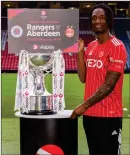  ?? ?? Anthony Stewart at Hampden yesterday for captains’ day