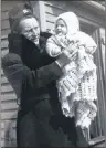  ?? PHOTO SUBMITTED/NANCY KENDALL ?? Gertrude Strickland, left, holds one of her daughters in her arms. Strickland was one of many who died in the sinking of the S.S. Caribou 75 years ago today.