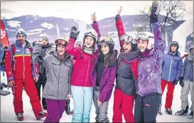 ??  ?? 1500 Schüler aus Österreich hatten Spaß beim Skikurs am Nassfeld.
