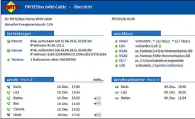  ??  ?? Die Benutzerob­er äche der Fritz!Box 6490 Cable emp ndet die große Mehrheit der Tester als ausgesproc­hen übersichtl­ich und intuitiv.