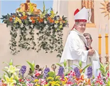  ??  ?? El obispo Juan Barros, durante una misa que ofició el papa Francisco en Iquique, el pasado 18 de enero.