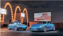  ?? ?? Porsche and Pixar had great fun creating the 911 Sally Special.
