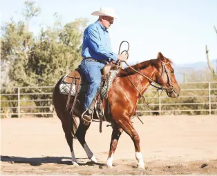  ??  ?? In this issue longtime contributo­r Al Dunning shares his thoughts of finding feel and how it helps you better connect with your horse, in and out of the saddle.