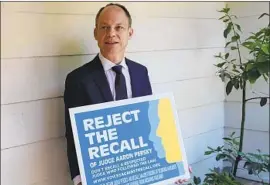  ?? Jeff Chiu Associated Press ?? SANTA CLARA COUNTY Judge Aaron Persky was voted out of office amid outrage over his sentencing of a former Stanford student convicted of sexual assault.