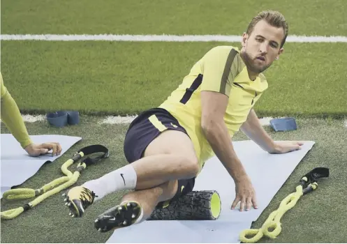  ??  ?? 0 Harry Kane, training in Madrid yesterday, loves Tottenham having coming through their academy, says manager Mauricio Pochettino.