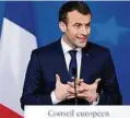  ??  ?? Präsident Emmanuel Macron geht von einem terroristi­schen Akt aus.