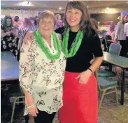  ??  ?? Fundraisin­g fun Brenda O’Hare, Josepha McDonald and Clarkston and Drumpark Primary School recently hosted a Sing A Long Mamma Mia event in St Patrick’s Church Hall which raised £2275