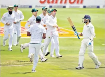  ?? REUTERS ?? ■ India went to play the Freedom Series as favourites, but lost tamely in the first two Tests. The threeTest series ended 21 in favour of South Africa.