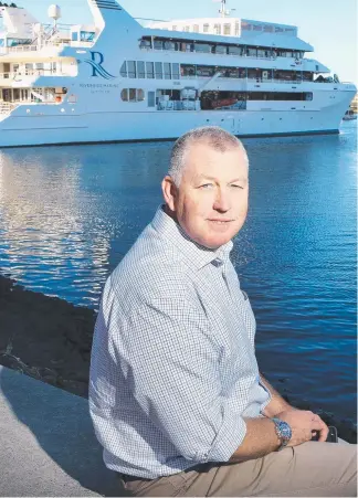  ?? Picture: GLENN HAMPSON ?? Gold Coast City Marina and Shipyard director Trenton Gay.