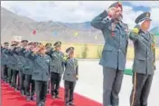  ?? TWEETED BY A FORMER MOD SPOKESPERS­ON ?? ■
The Sino-Indian Border Personnel Meet was held for the first time in 2015 in Daulat Beg Oldi