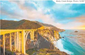  ??  ?? Bixby Creek Bridge. Photo / 123RF