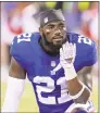  ?? Bill Kostroun / Associated Press ?? Giants safety Landon Collins will miss the rest of the season with a shoulder injury.