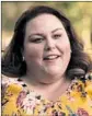  ?? NBC ?? CHRISSY METZ in “This Is Us” on NBC.