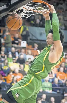  ?? TROY WAYRYNEN, USA TODAY SPORTS ?? Dillon Brooks and Oregon are 27- 4 and have won six in a row.