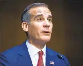  ?? Tom Williams CQ-Roll Call ?? PRESIDENT BIDEN first nominated Eric Garcetti in July 2021, but the confirmati­on process stalled.