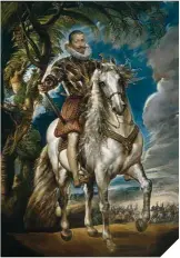  ??  ?? A la izquierda, el Duque de Lerma a caballo, por Rubens. A la derecha, el Dogo Giovanni Bembo, que detestaba a los españoles, arrodillad­o ante una personific­ación de Venecia.