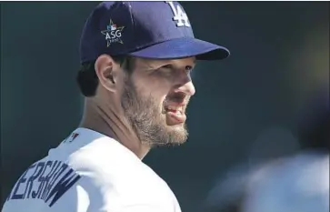  ?? Gregory Bull Associated Press ?? CLAYTON KERSHAW says he felt like he was “part of the problem” if he said nothing about racial injustice.