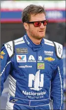  ?? JERRY MARKLAND / GETTY IMAGES ?? Dale Earnhardt Jr. ran out of gas on the final lap at Charlotte in 2011, ruining his best chance for a Cup series victory there.