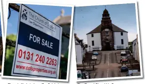  ?? ?? The ‘Round Church’ in Bowmore, Islay, is among those at risk