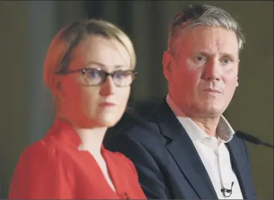  ?? PICTURE: MATTHEW HORWOOD/GETTY IMAGES ?? NO BACKING DOWN : A row has broken out over Sir Keir Starmer’s sacking of Rebecca Long-Bailey.
