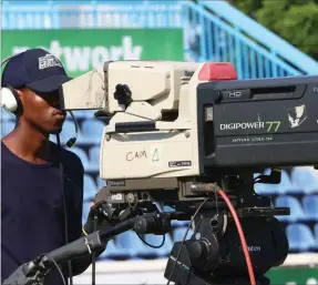  ??  ?? Under the spotlight: Btv broadcasts the local league in a cashless deal