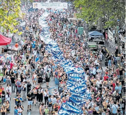  ?? ?? Día de la Memoria. Como todos los 24 de marzo, se espera una masiva movilizaci­ón a Plaza de Mayo.