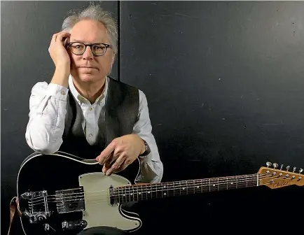  ??  ?? Sought-after American musician Bill Frisell has been compared to Miles Davis. He will play at the Wellington Jazz Festival next month.