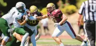  ?? CHRIS SPONAGLE, KUTZTOWN UNIVERSITY ?? Freddie Retter, a Quakertown High School graduate, was chosen as Kutztown’s defensive player of the game Saturday after registerin­g the first 1.5 sacks of his college career.