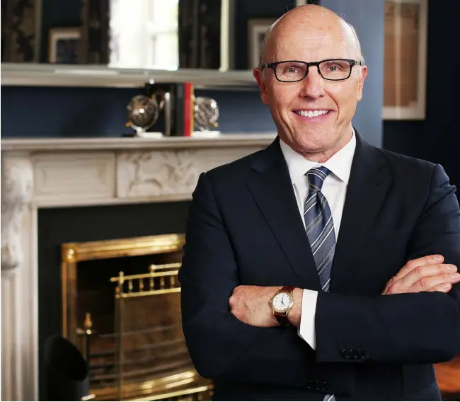  ??  ?? Granahan McCourt chairman and CEO David McCourt at his Merrion Square offices. Photo: Steve Humphreys