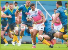  ?? PRENSA LOS PUMAS ?? A PRUEBA. Los Pumas vencieron a Australia XV por 19-15.