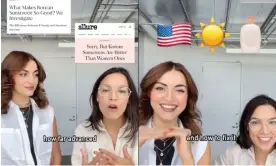  ?? ?? Alexandria Ocasio Cortez on Tiktok with Charlotte Palermino. Photograph: Tiktok