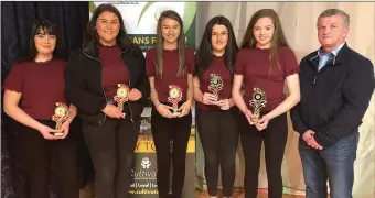  ??  ?? The Freemount Music Group victorious at the Kanturk Credit Union Duhallow Scór na nÓg Finals.