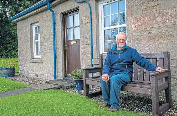  ?? ?? FAVOUR: David Smyth has let Cloag Farm Cottages in Methven, Perthshire, for 32 years and says it helps the local economy. Picture by Steve Brown.