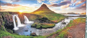  ??  ?? Kirkjufell in Iceland, which Sally explores in her powerful debut novel