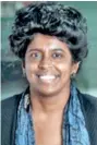  ??  ?? Vasuki Nesiah, Associate Professor of Practice, New York University delivered the oration on the Late Neelan Thiruchelv­am