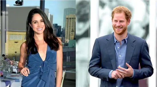  ??  ?? Prince Harry is dating American actress and Suits star Meghan Markle