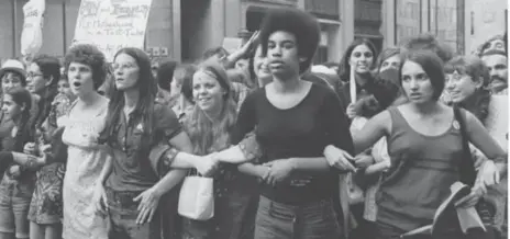  ??  ?? She’s Beautiful When She’s Angry celebrates the women who took to U.S. streets to fight for equal rights in the 1960s and ’70s.