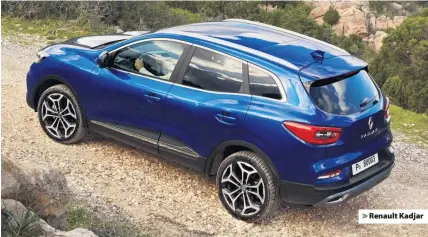  ??  ?? &gt; Renault Kadjar