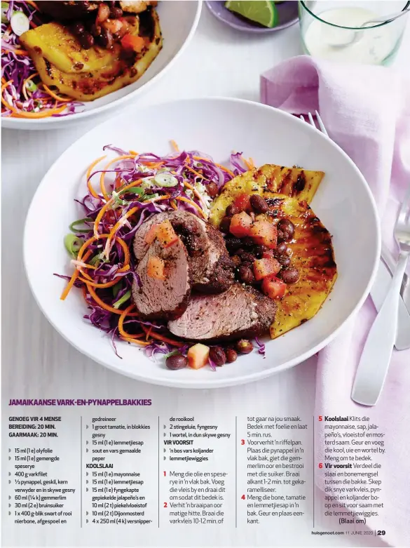 JAMAIKAANS­E VARK-EN-PYNAPPELBA­KKIES - PressReader