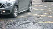  ?? ?? Most motorists thought pothole repairs were poor.