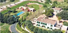  ??  ?? Sprawling: Becker’s nine-bedroom villa in Majorca