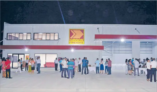  ?? Picture: REINAL CHAND ?? A view of the new Gibson Freight warehouse in Nasoso, Nadi.