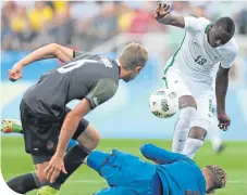  ??  ?? Umar Sadiq in action for Nigeria at the 2016 Olympics