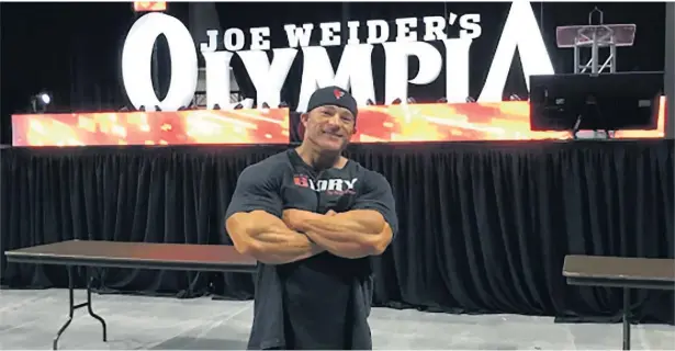  ?? Picture: Wales News Service ?? Llanelli bodybuilde­r James “Flex” Lewis has won the 212lb Mr Olympia title for the seventh time.