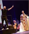  ?? (DR) ?? Evénement hier soir avec Ibrahim Maalouf et Angélique Kidjo accompagné­s par l’Orchestre philharmon­ique de Nice.