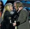 ??  ?? Stevie Nicks and Tom Petty performed together a number of times.