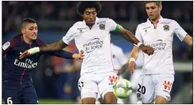  ?? (Photo AFP) ?? Après le PSG de Verratti, Dante et les Niçois s’attaquent ce soir à la Lazio de Rome.