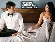  ?? ?? PINCH ME MOMENT Eoin with Megan Fox